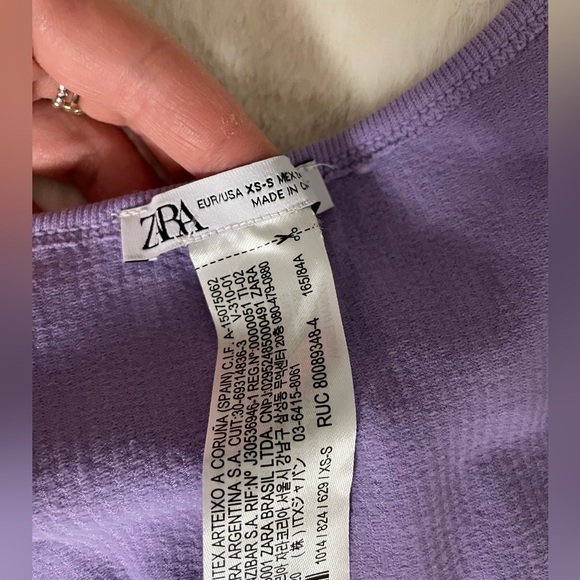 ZARA Purple Top - Picture 2 of 3